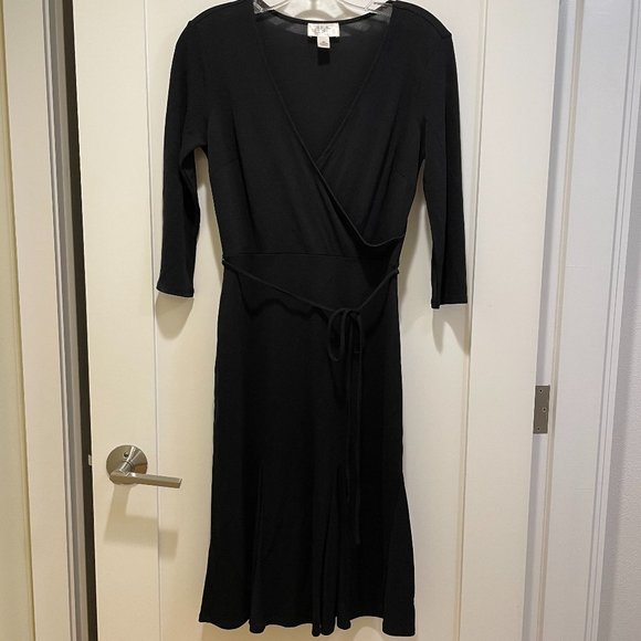 LOFT Black Dress (Size 4P) - Picture 1 of 4